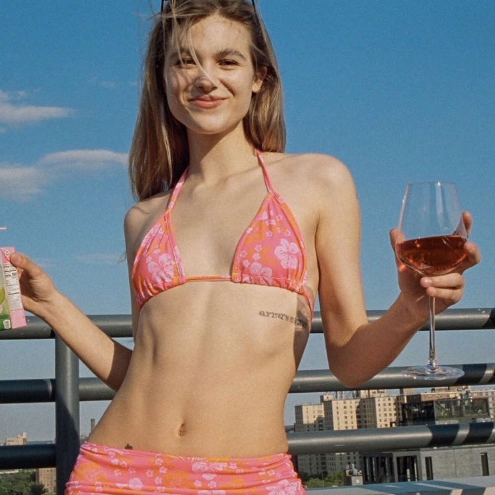 Cool Is A Construct Swimsuit Top And Bottom Set S… - image 1